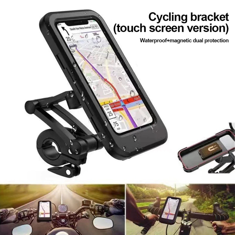 NavMaster™ - Magnetic and Waterproof Motorcycle-Bike Mobile Phone Holder