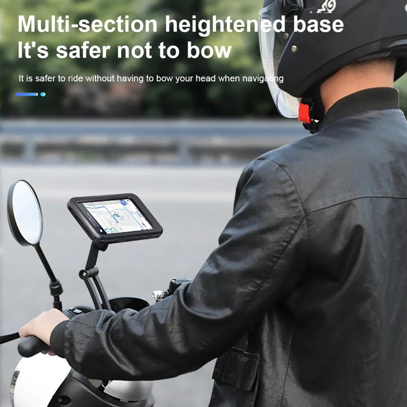 NavMaster™ - Magnetic and Waterproof Motorcycle-Bike Mobile Phone Holder