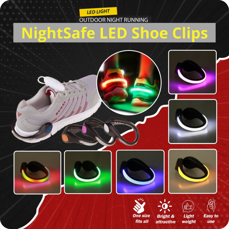 NightSafe LED Shoe Clips