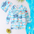 FloatiFun™ – Cartoon Floating Swimsuit with Matching Cap