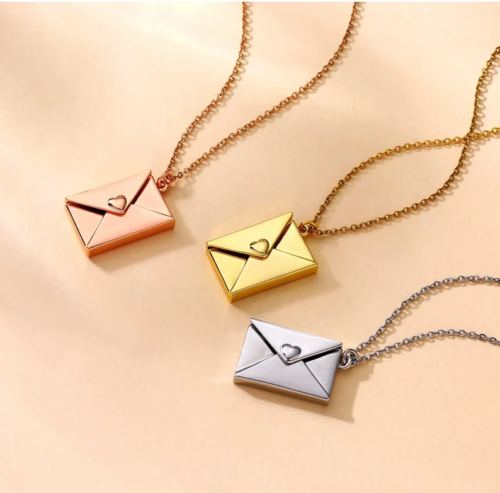 Chic Envelope Necklace™ With Love Letter - ZingoStore